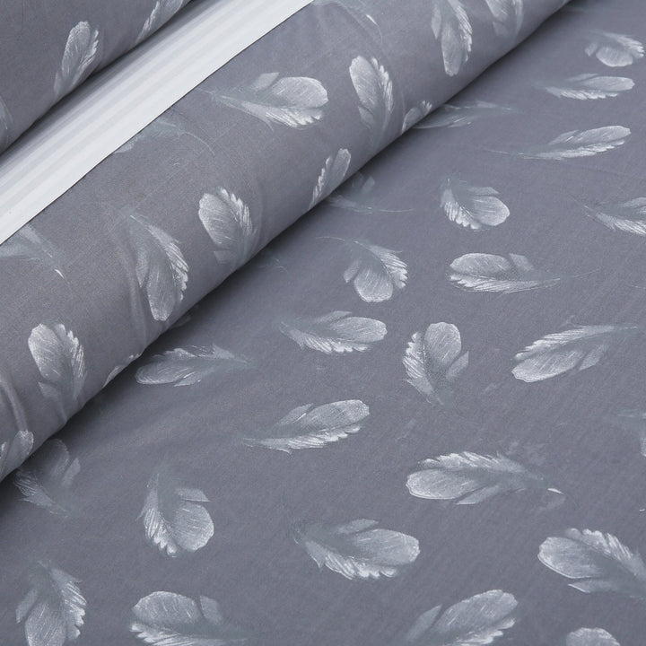 3 Pcs Cuffed Printed Bedsheet Set - 1497