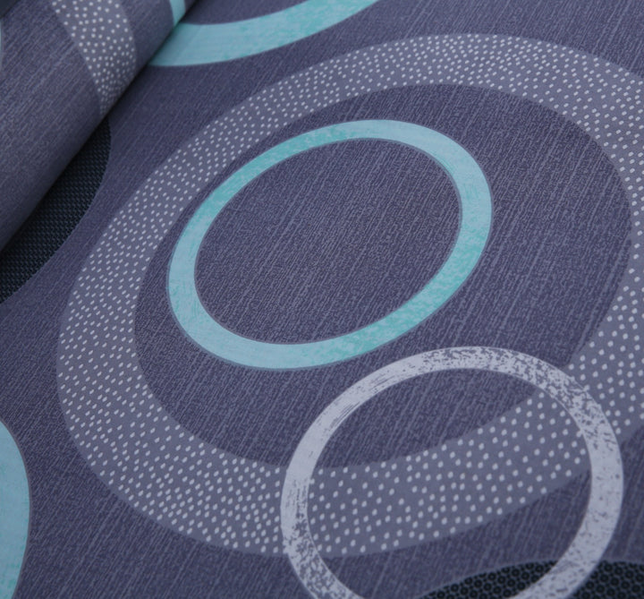 3 Pcs Cuffed Printed Bedsheet Set - 1507