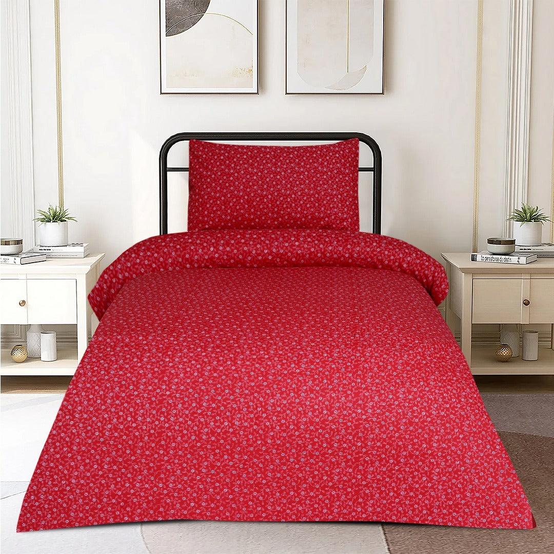 2 Pcs Printed Bed Sheet NS-1210