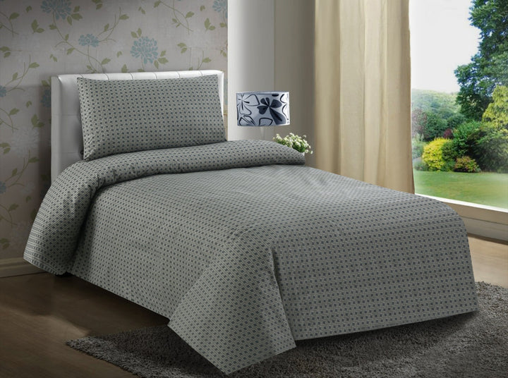 2 Pcs Elegant Printed Bed Sheet -1251