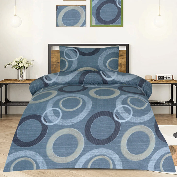 2 Pcs Printed Bed Sheet NS-1103