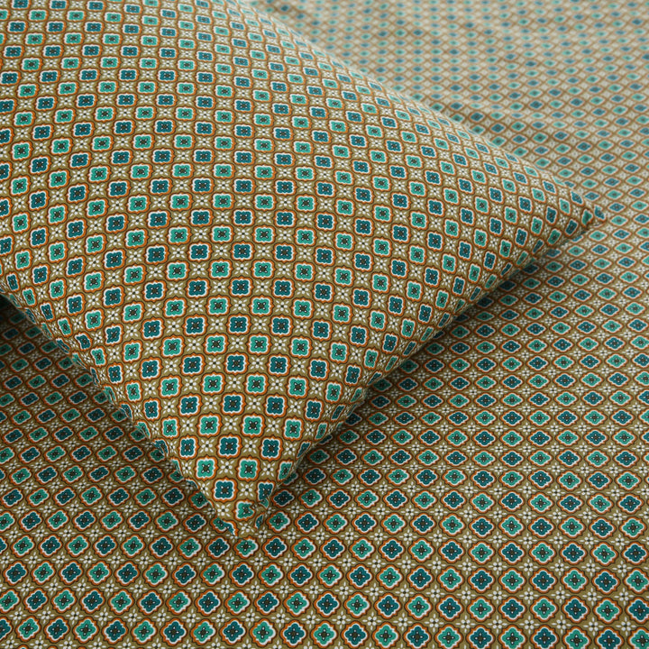 2 Pcs Elegant Printed Bed Sheet -1254