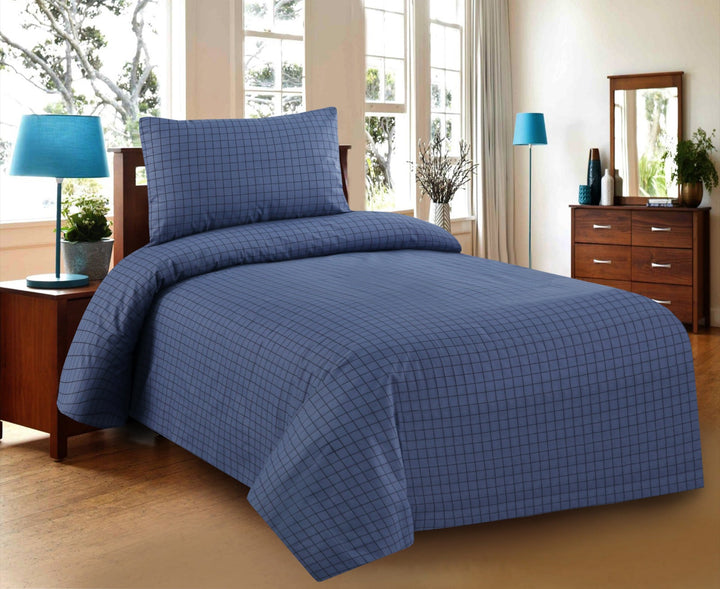 2 Pcs Elegant Printed Bed Sheet -1252