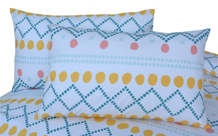 3 Pcs Printed Bed Sheet NS-1117