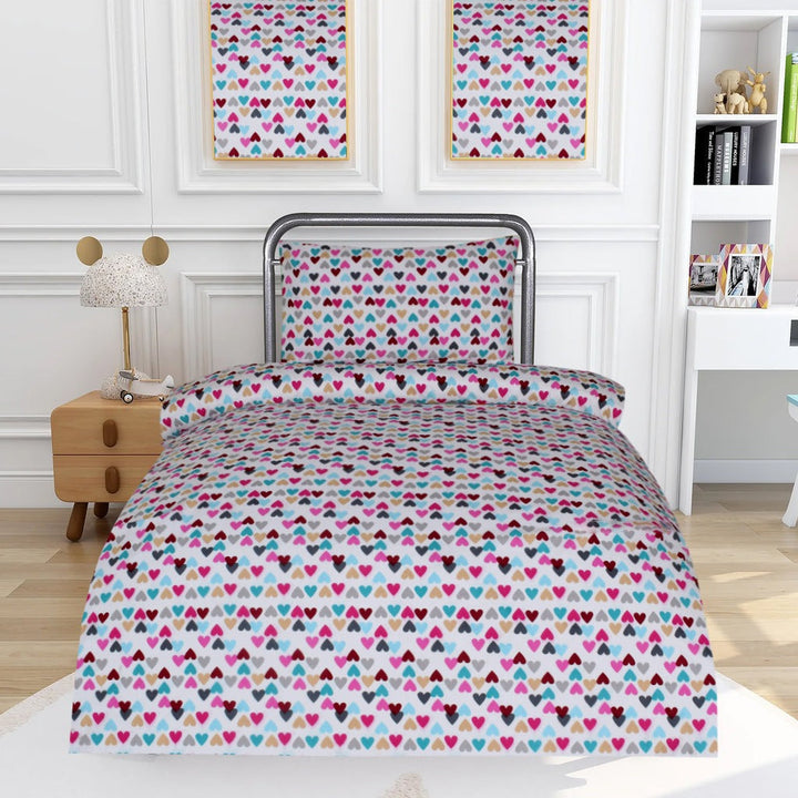 2 Pcs Printed Bed Sheet NS-1065