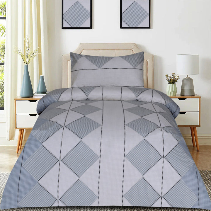 2 Pcs Printed Bed Sheet NS-1088