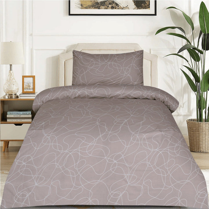 2 Pcs Printed Bed Sheet NS-1089