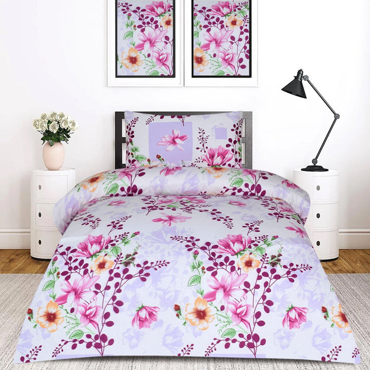 2 Pcs Printed Bed Sheet NS-1062