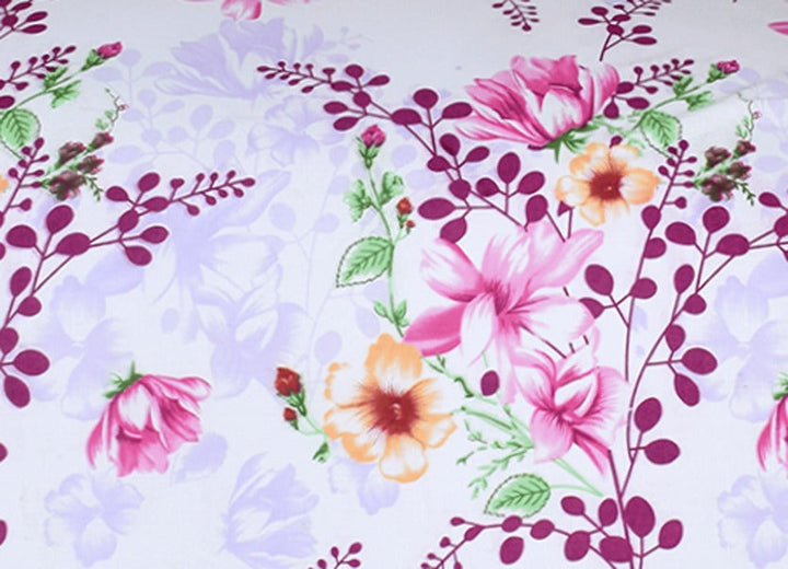 2 Pcs Printed Bed Sheet NS-1062