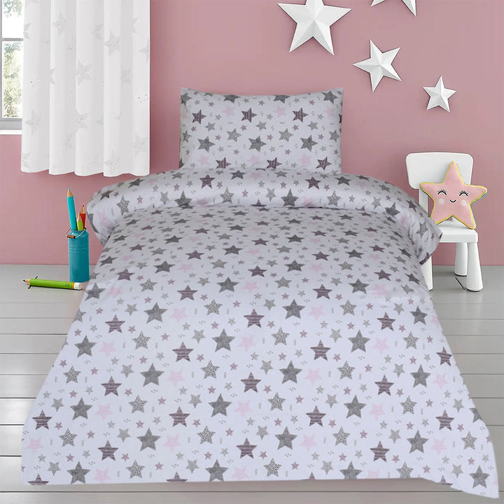 2 Pcs Printed Bed Sheet NS-1078