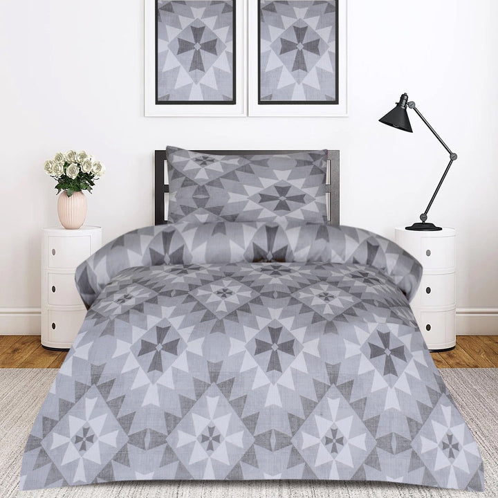 2 Pcs Printed Bed Sheet NS-1090