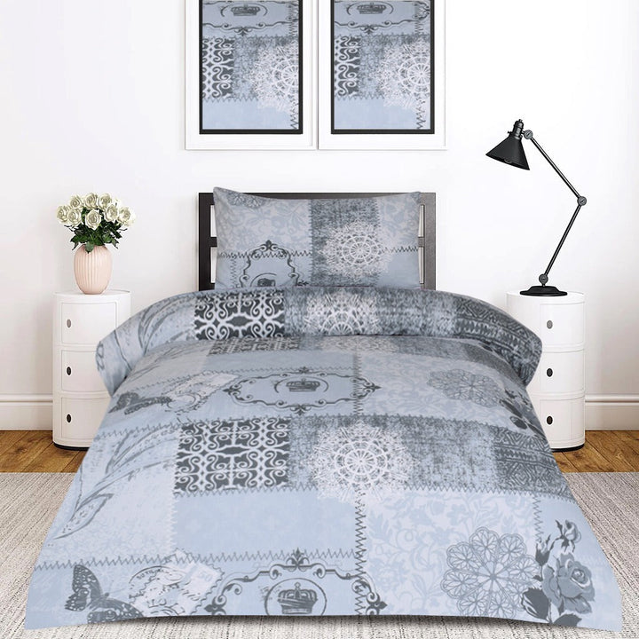 2 Pcs Printed Bed Sheet NS-1091