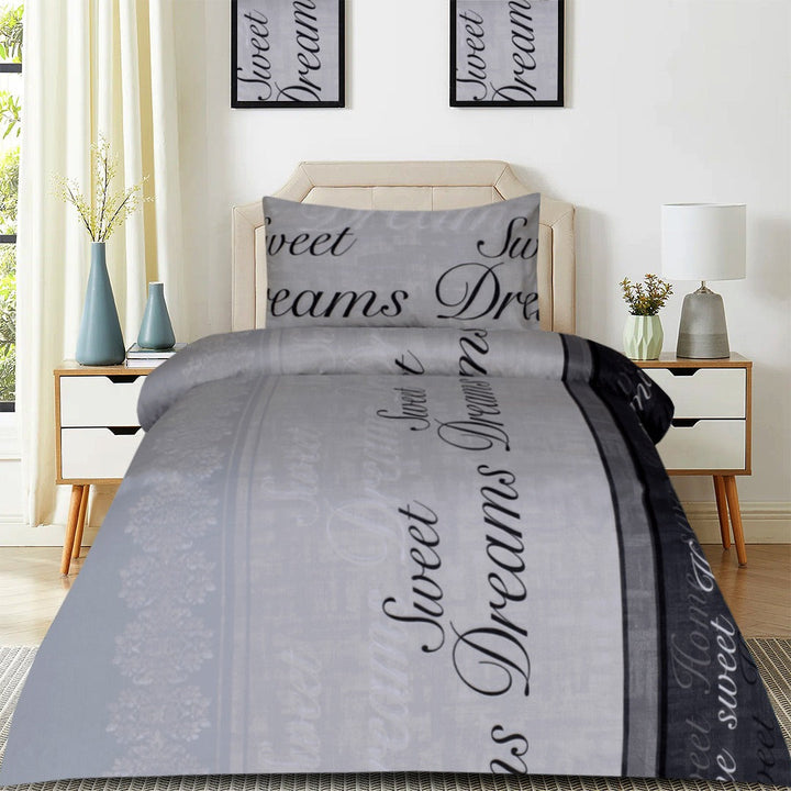 2 Pcs Printed Bed Sheet NS-1083