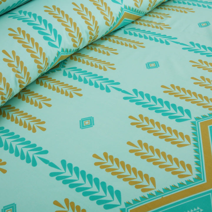 3 Pcs Premium Printed Bedsheet Set - 1299