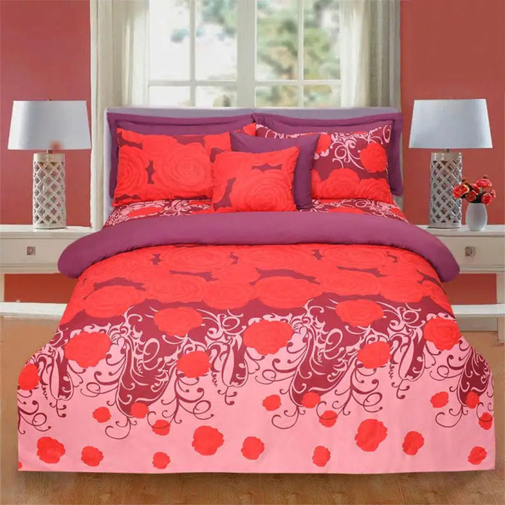 8 PC's Printed Duvet Set
