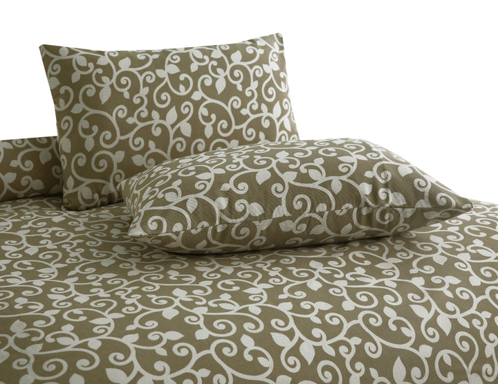 3 PCS PRINTED KING SIZE BED SHEET 821