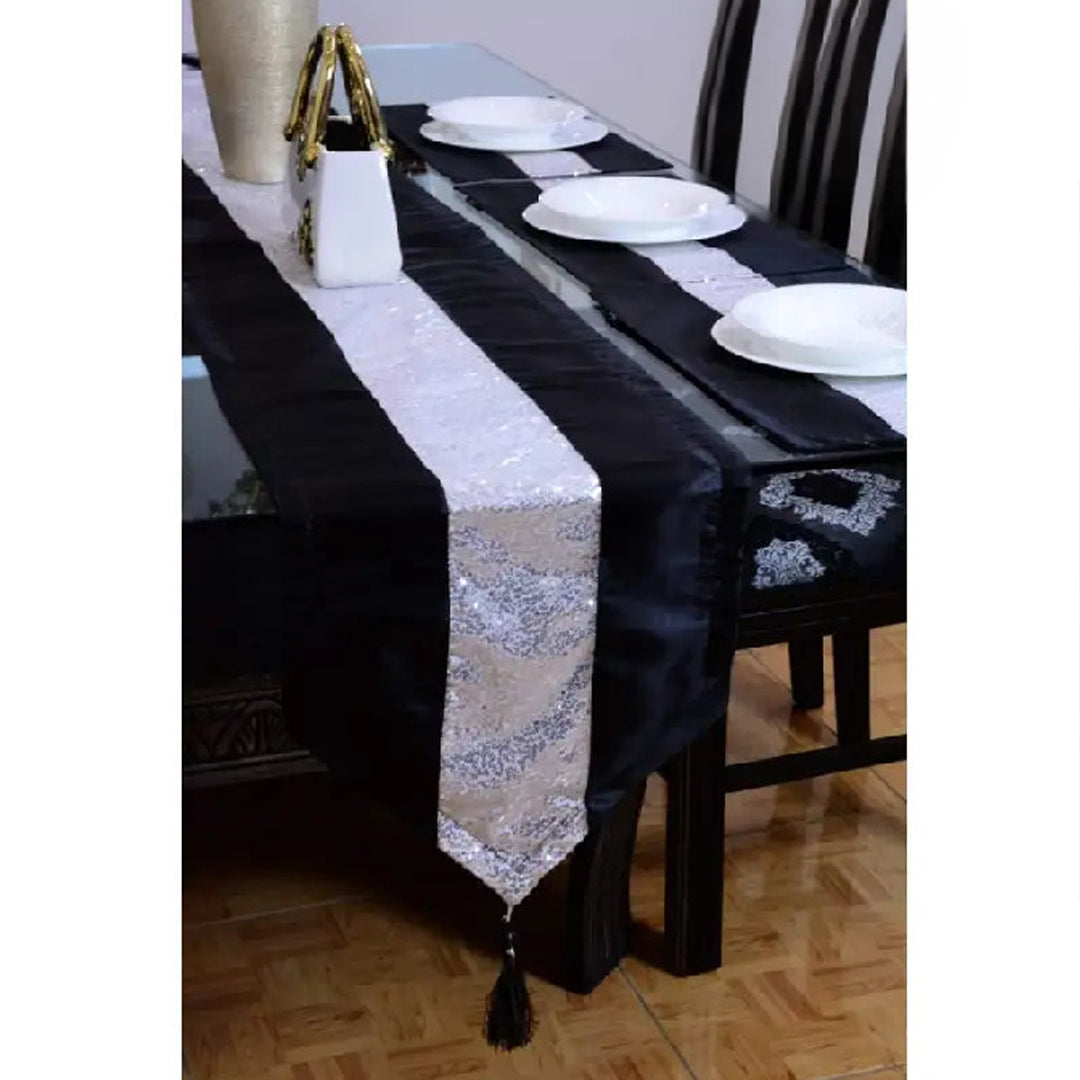 7 pcs Table Runner Set With Place Mats