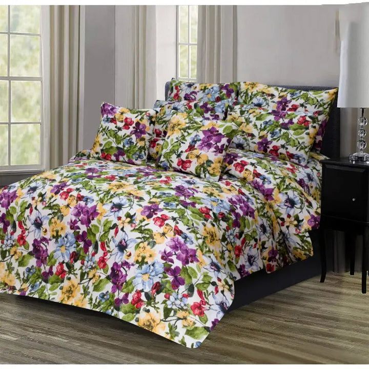 8 PC'S PRINTED DUVET SET 841