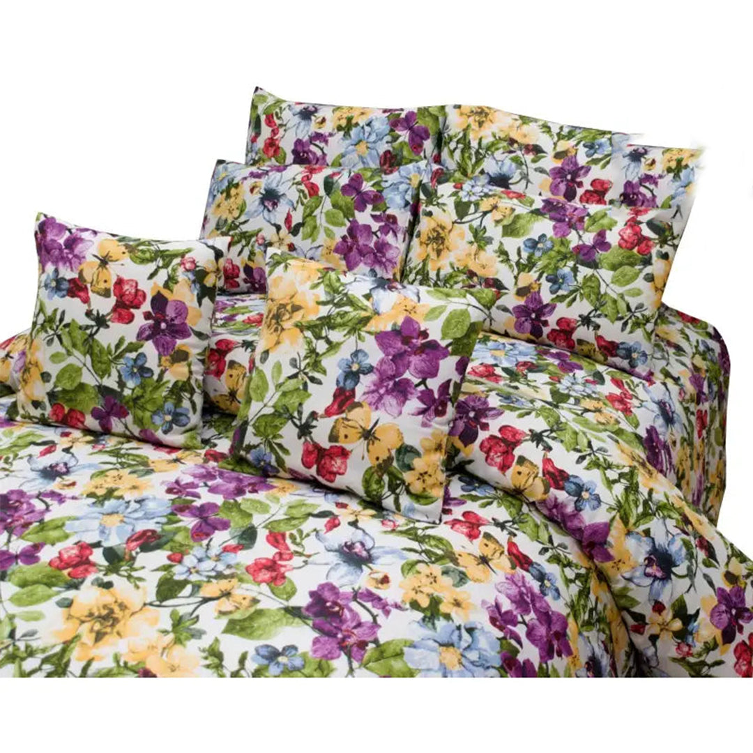 8 PC'S PRINTED DUVET SET 841