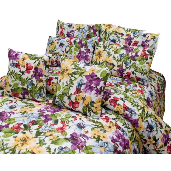 8 PC'S PRINTED DUVET SET 841