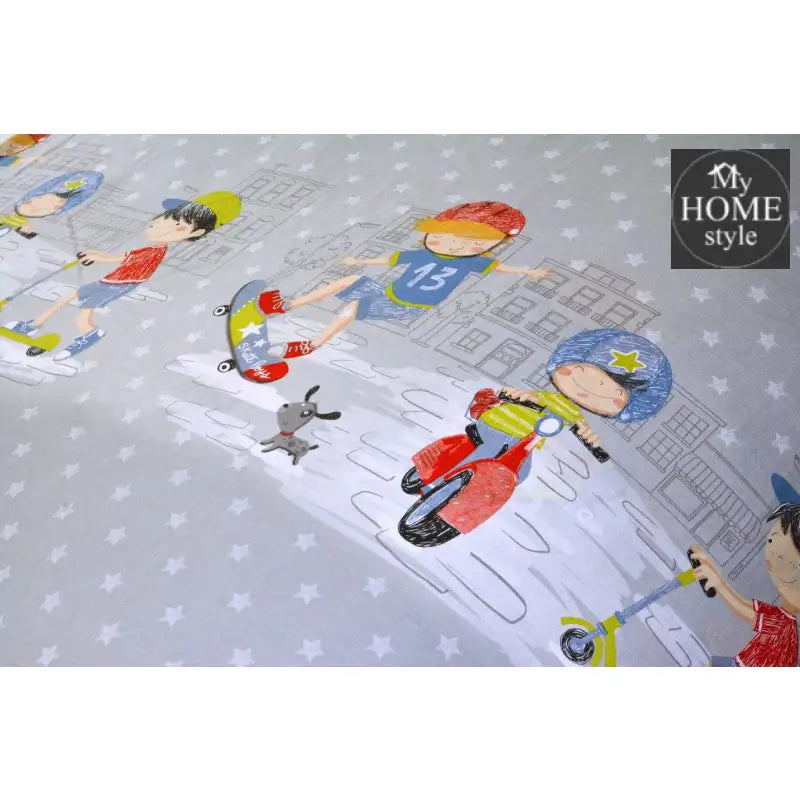 3 PC's Printed Duvet Set - myhomestyle.pk