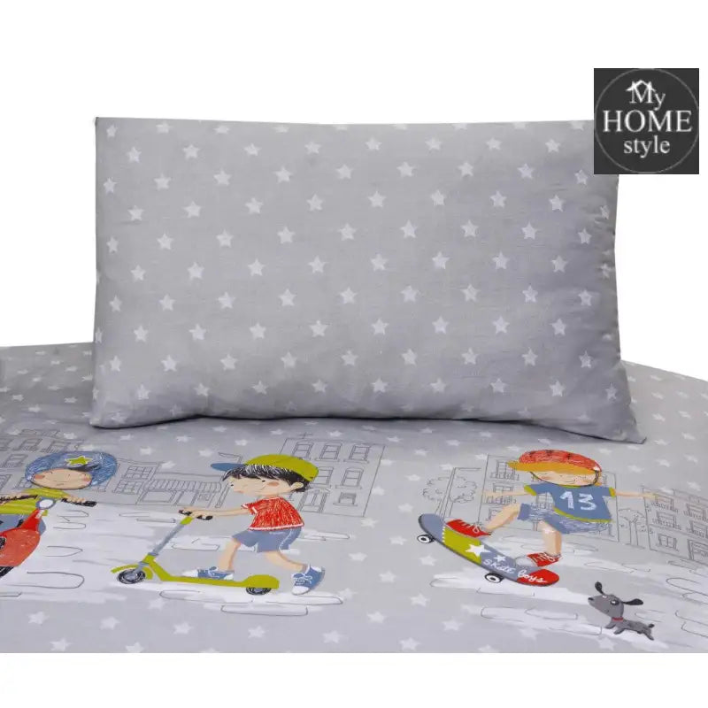 3 PC's Printed Duvet Set - myhomestyle.pk