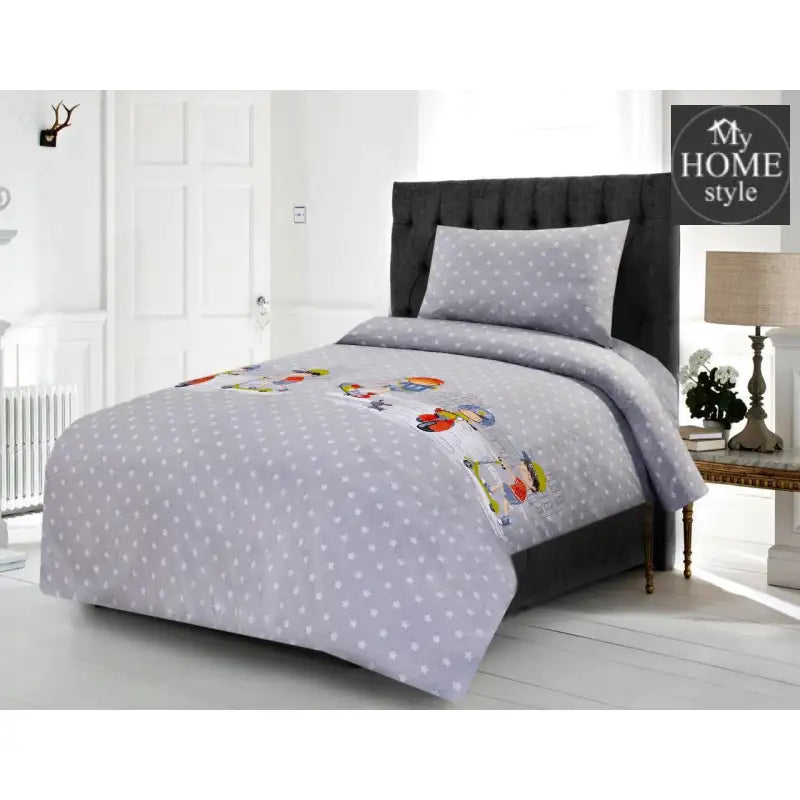 3 PC's Printed Duvet Set - myhomestyle.pk