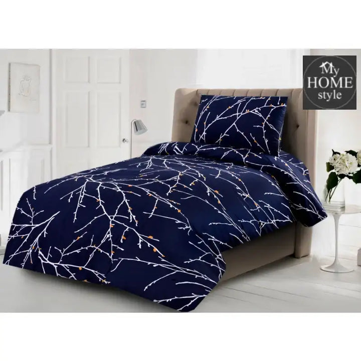 3 PC's Printed Duvet Set Single Size - myhomestyle.pk