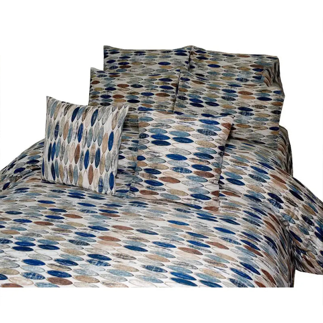 8 PC'S PRINTED DUVET SET 838