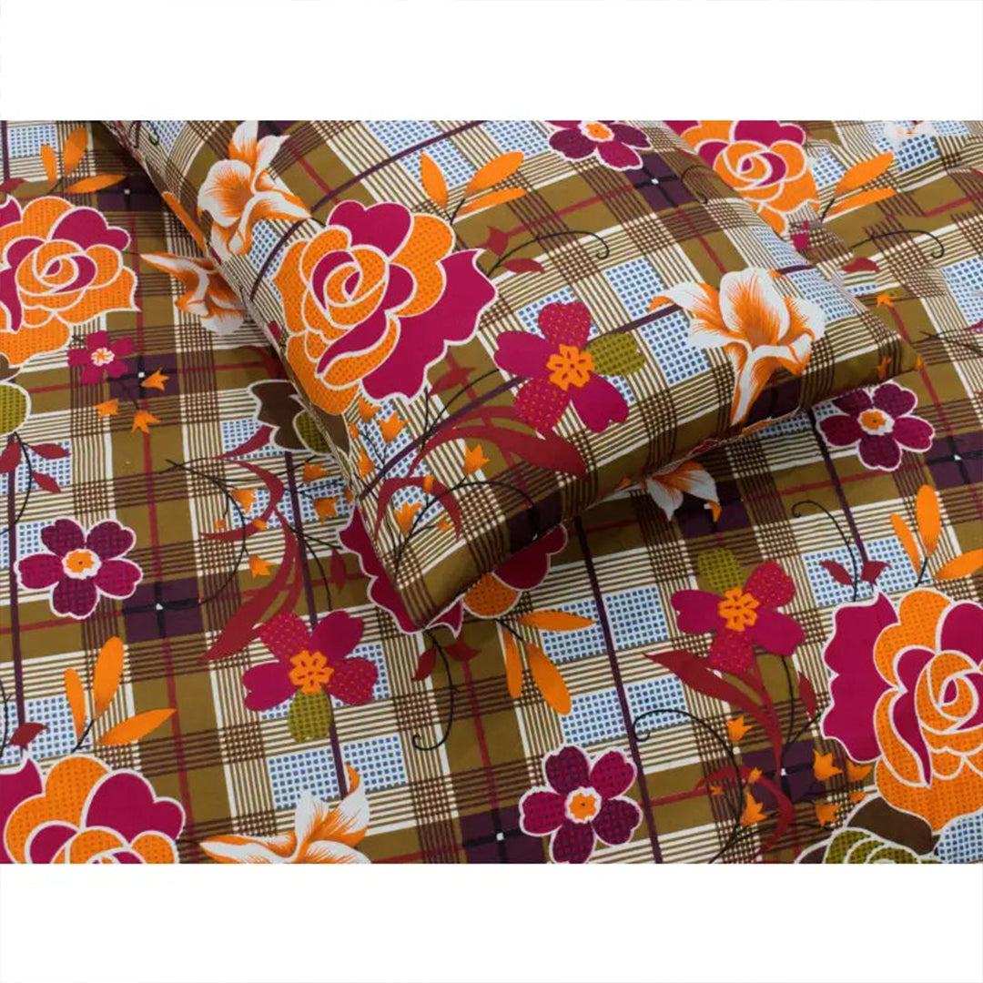3 PCS PRINTED KING SIZE BED SHEET 811