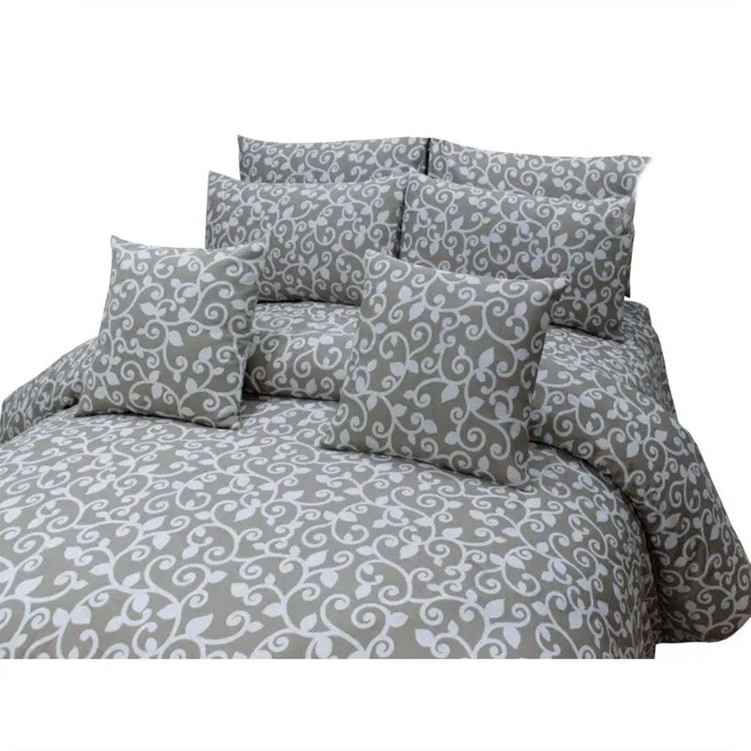 8 PC'S PRINTED DUVET SET 836