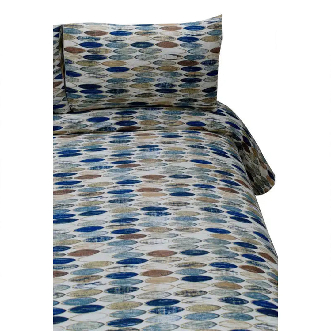 3 PCS PRINTED KING SIZE BED SHEET 830