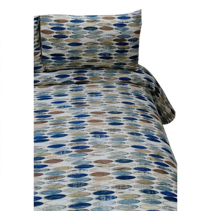 3 PCS PRINTED KING SIZE BED SHEET 830