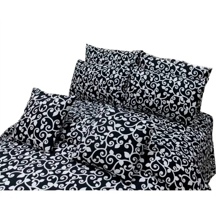 8 PC'S PRINTED DUVET SET 835