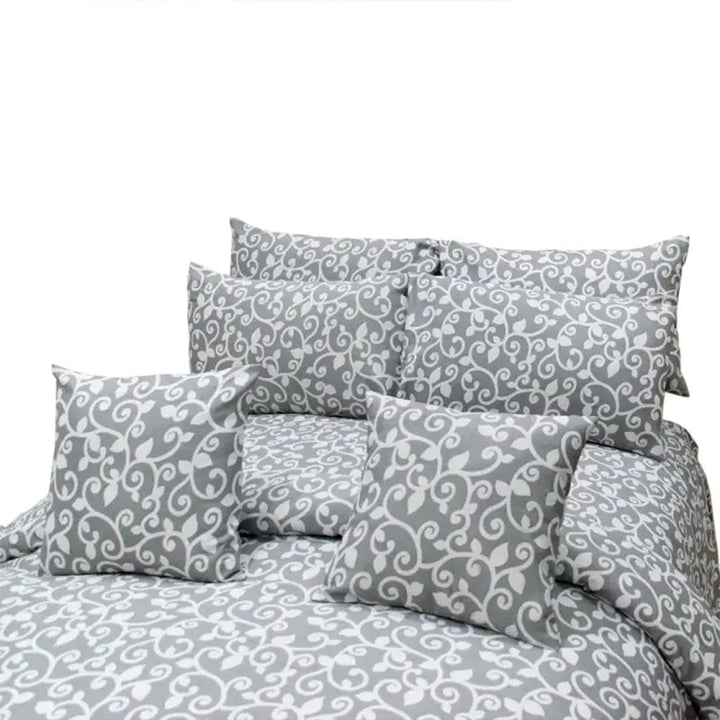 8 PC'S PRINTED DUVET SET 833