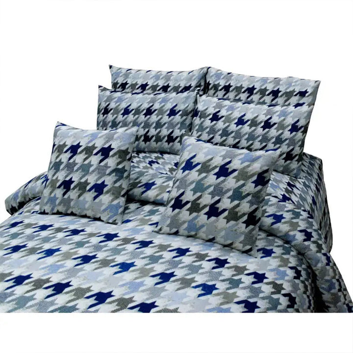 8 PC'S PRINTED DUVET SET 832