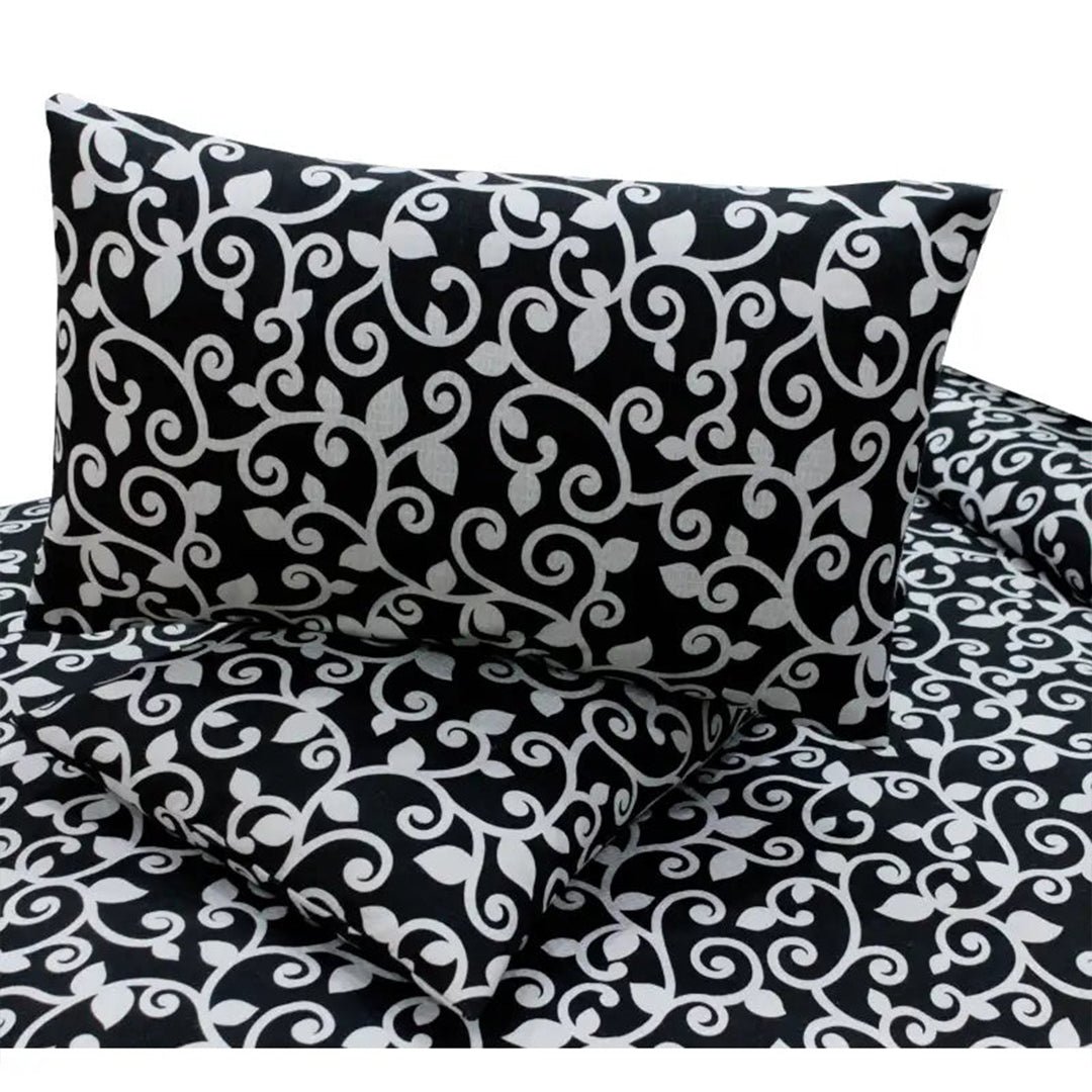 3 PCS PRINTED KING SIZE BED SHEET 807