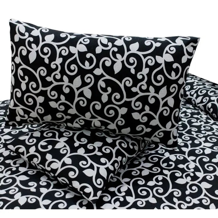 3 PCS PRINTED KING SIZE BED SHEET 807