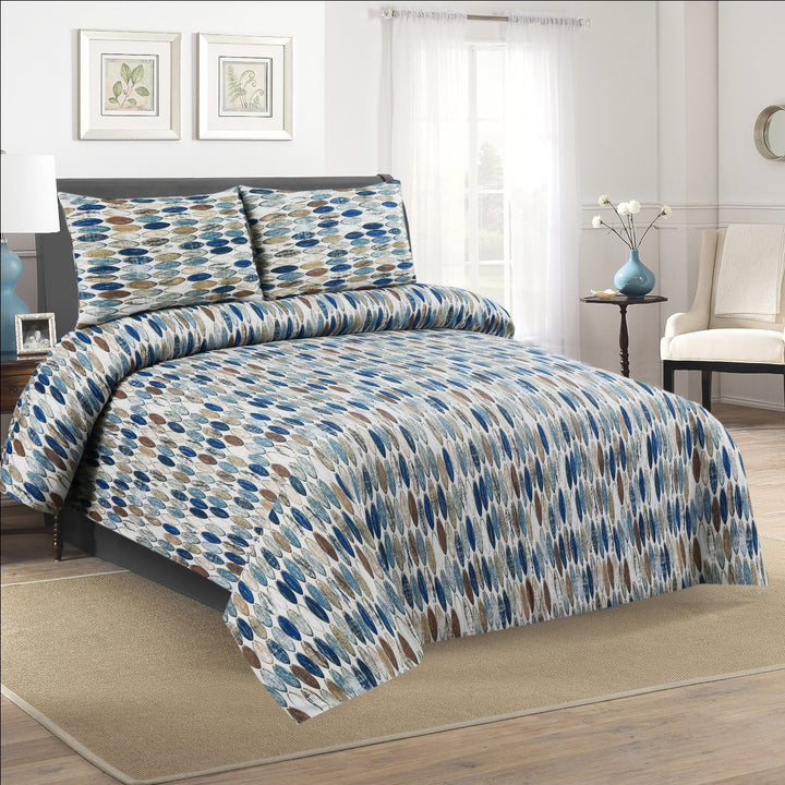 3 PCS PRINTED KING SIZE BED SHEET 816