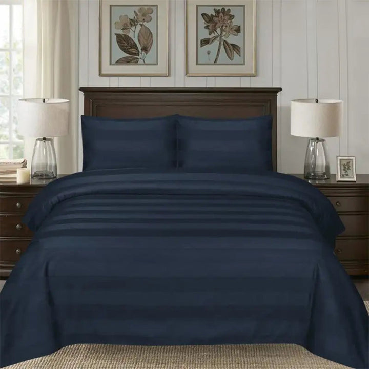 3 Pcs Satin Strips Bed Sheet NS-0492