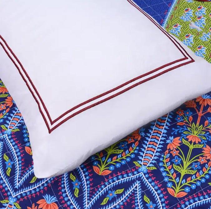 5 Pcs Quilted Printed Bedspread set NS-11