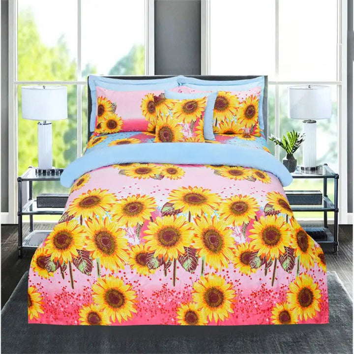 8 PC's Printed Duvet Set