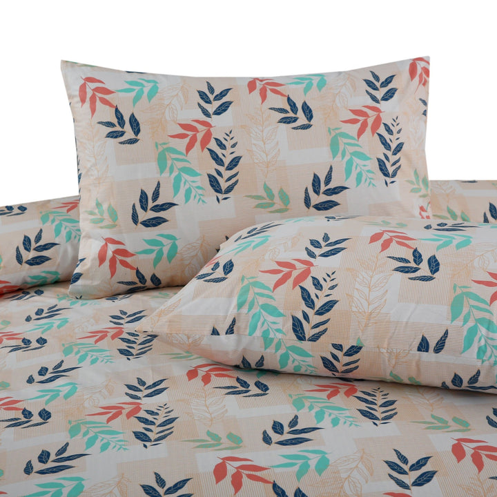 3 Pcs Premium Printed Bedsheet Set - 1268