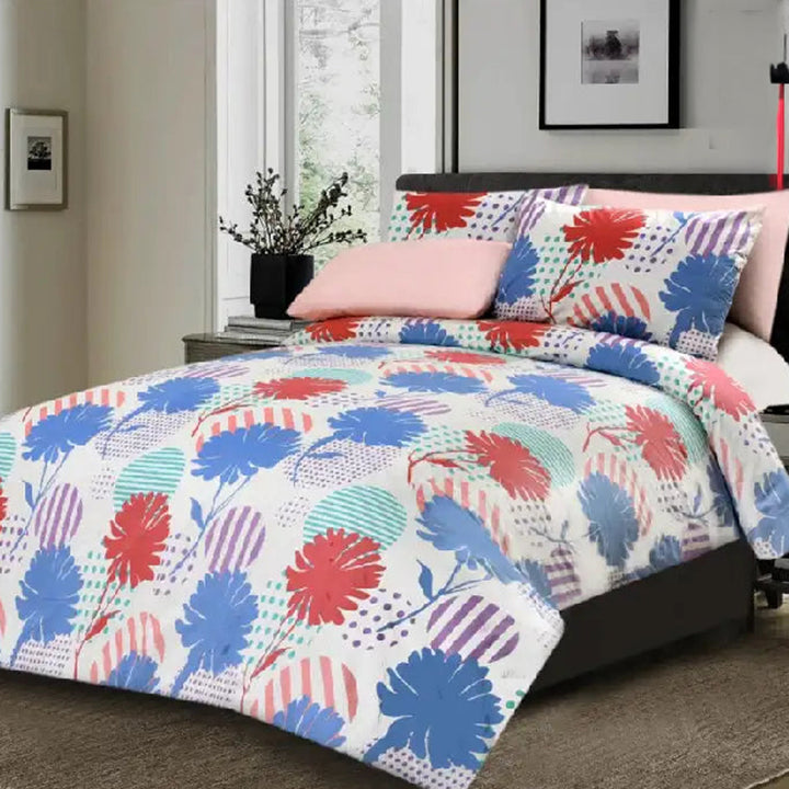 5 Pcs Printed Bed Sheet NS-604