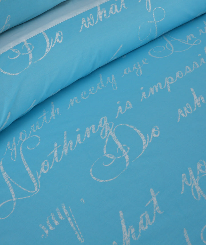 3 Pcs Cuffed Printed Bedsheet Set - 1302