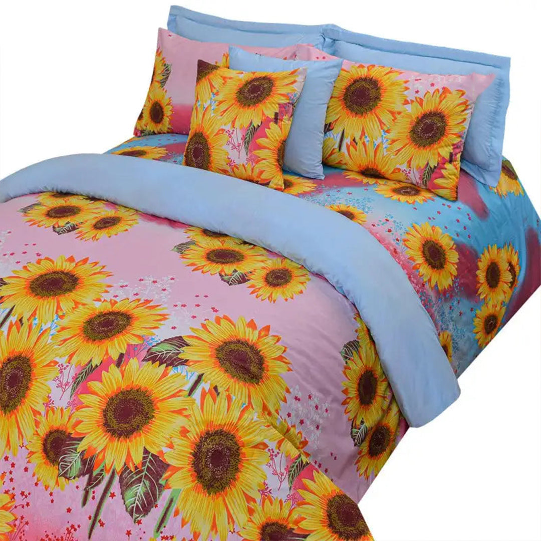 8 PC's Printed Duvet Set