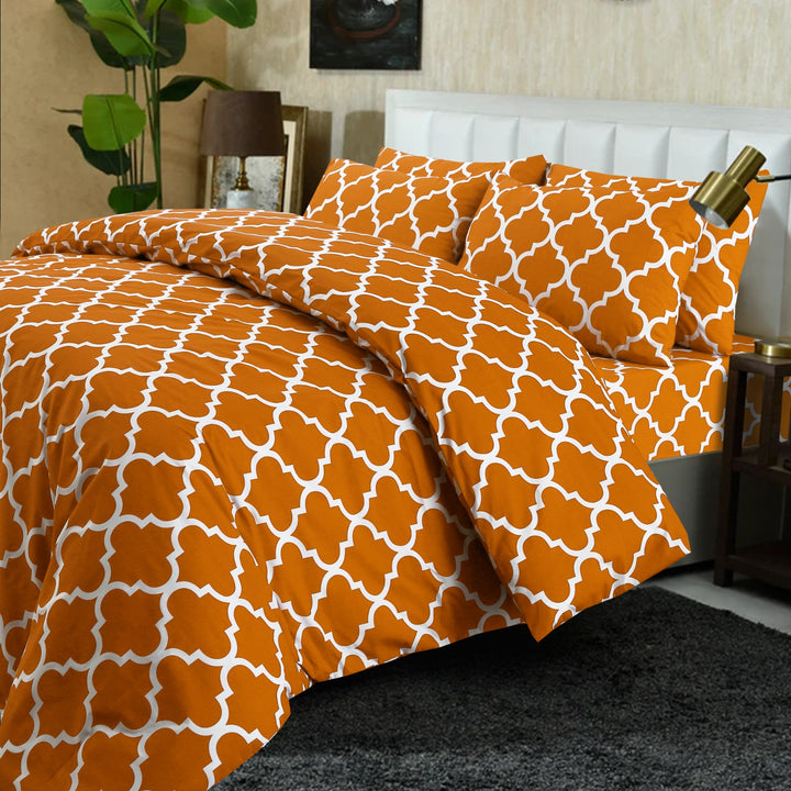 6 Pcs Delight Printed Duvet Cover Set