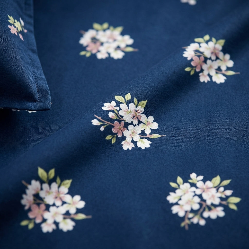 Serene Tulip Premium Bedsheet - 1588