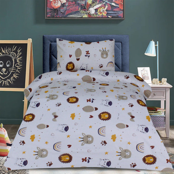 2 Pcs Printed Bed Sheet NS-995