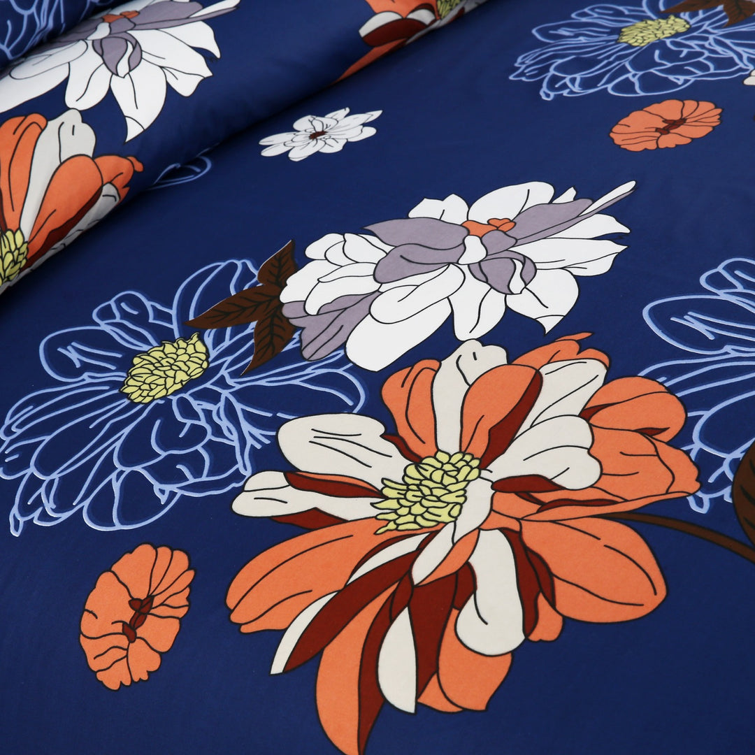 3 Pcs Premium Printed Bedsheet Set - 1312